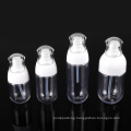 Wholesale round 40ml 60ml 80ml 100ml clear plastic travel bottle set pet lotion shampoo bottle with pump